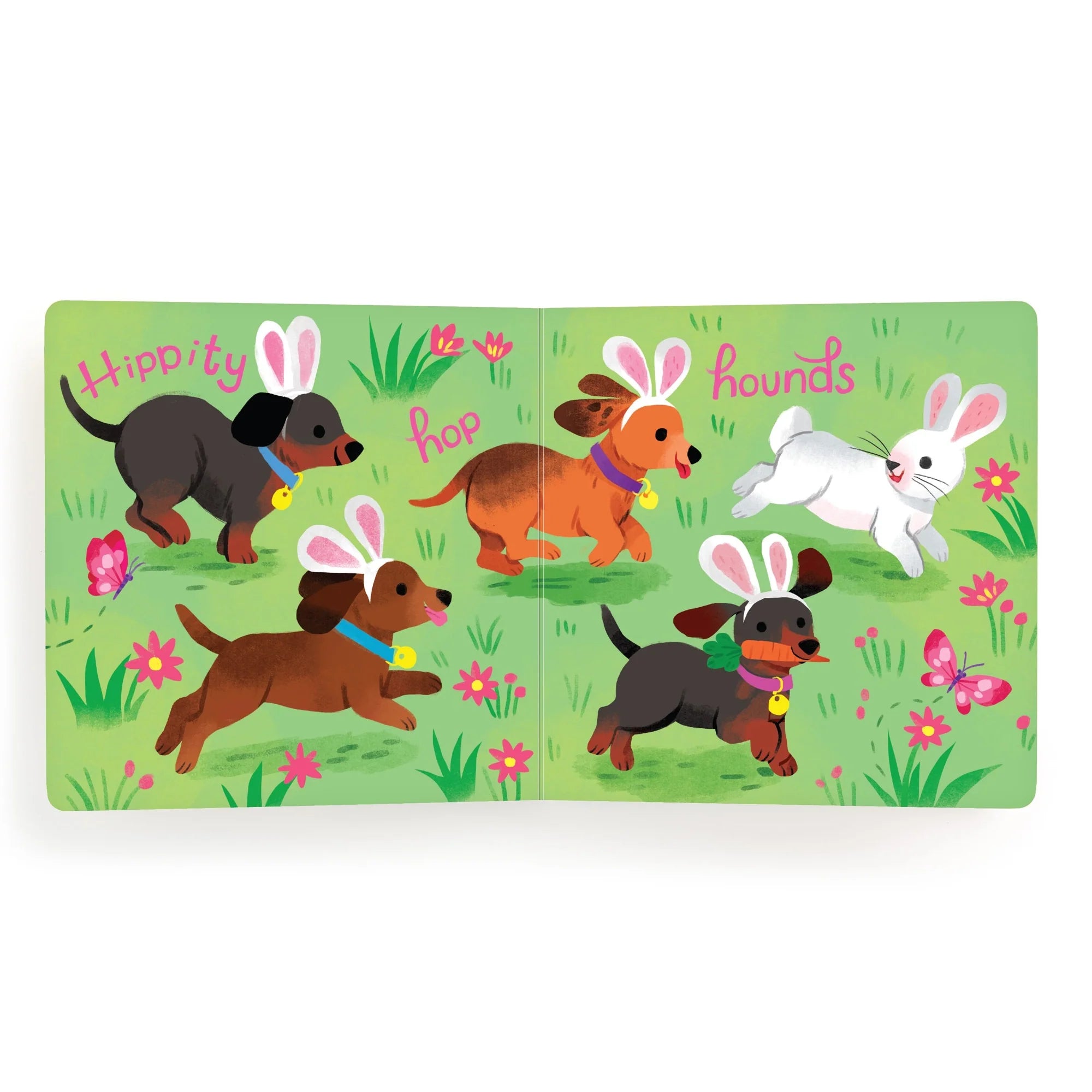 Carte cartonata pentru bebe - Bow-wow Bunny - Mudpuppy