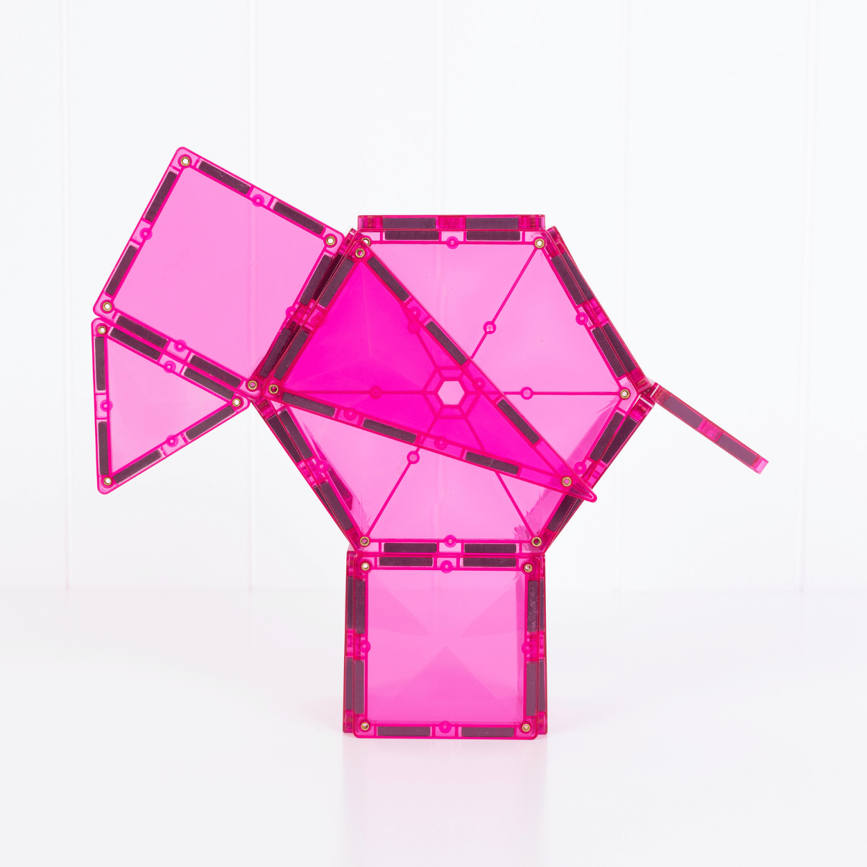 Set constructie magnetic, 20 piese - Charity Pack Pink – Connetix