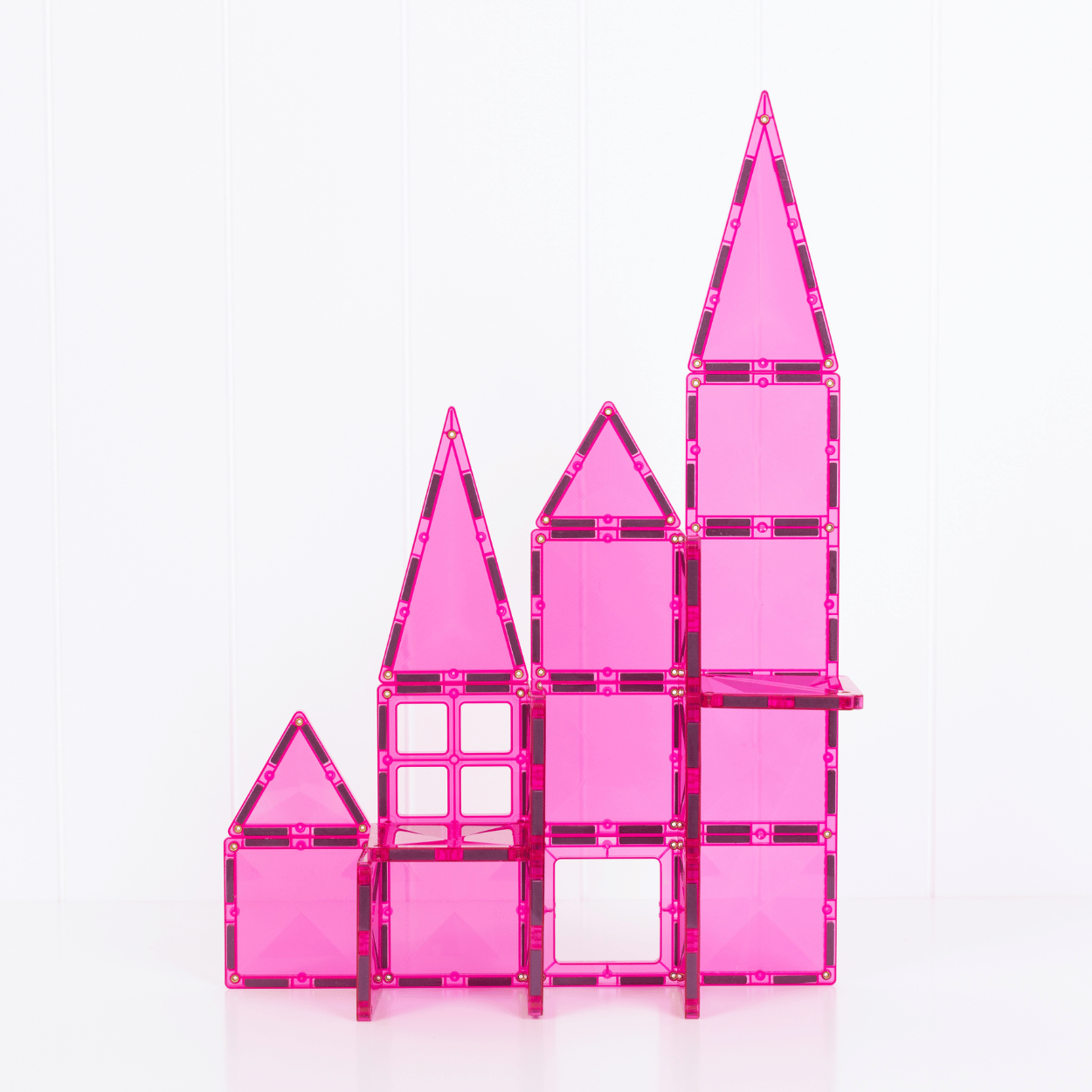 Set constructie magnetic, 20 piese - Charity Pack Pink – Connetix