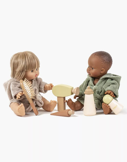 Set de toaletă din lemn pentru păpuși - Minikane x Egmont Toys
