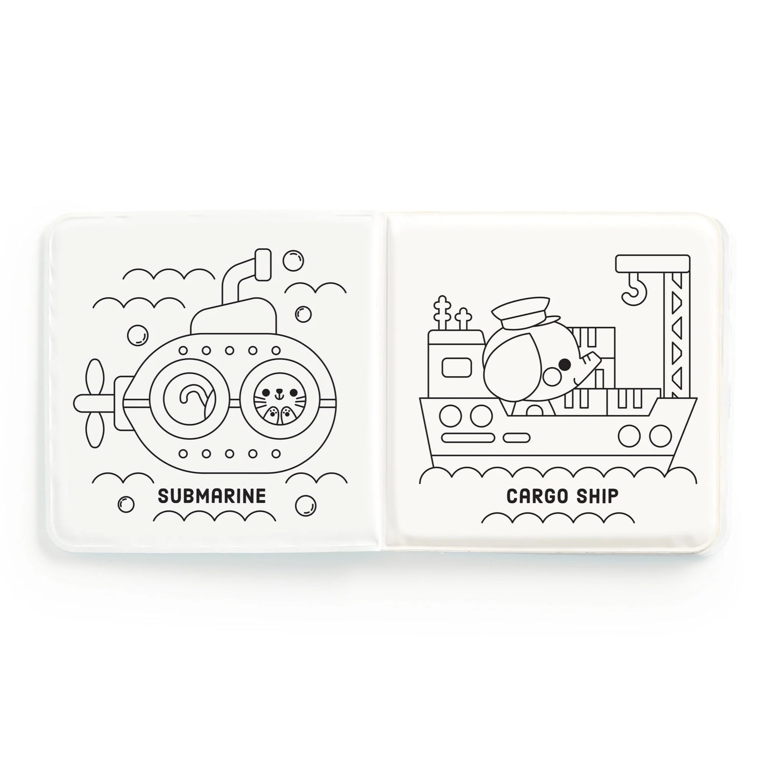 Carte pentru baie - Busy Boats - Mudpuppy