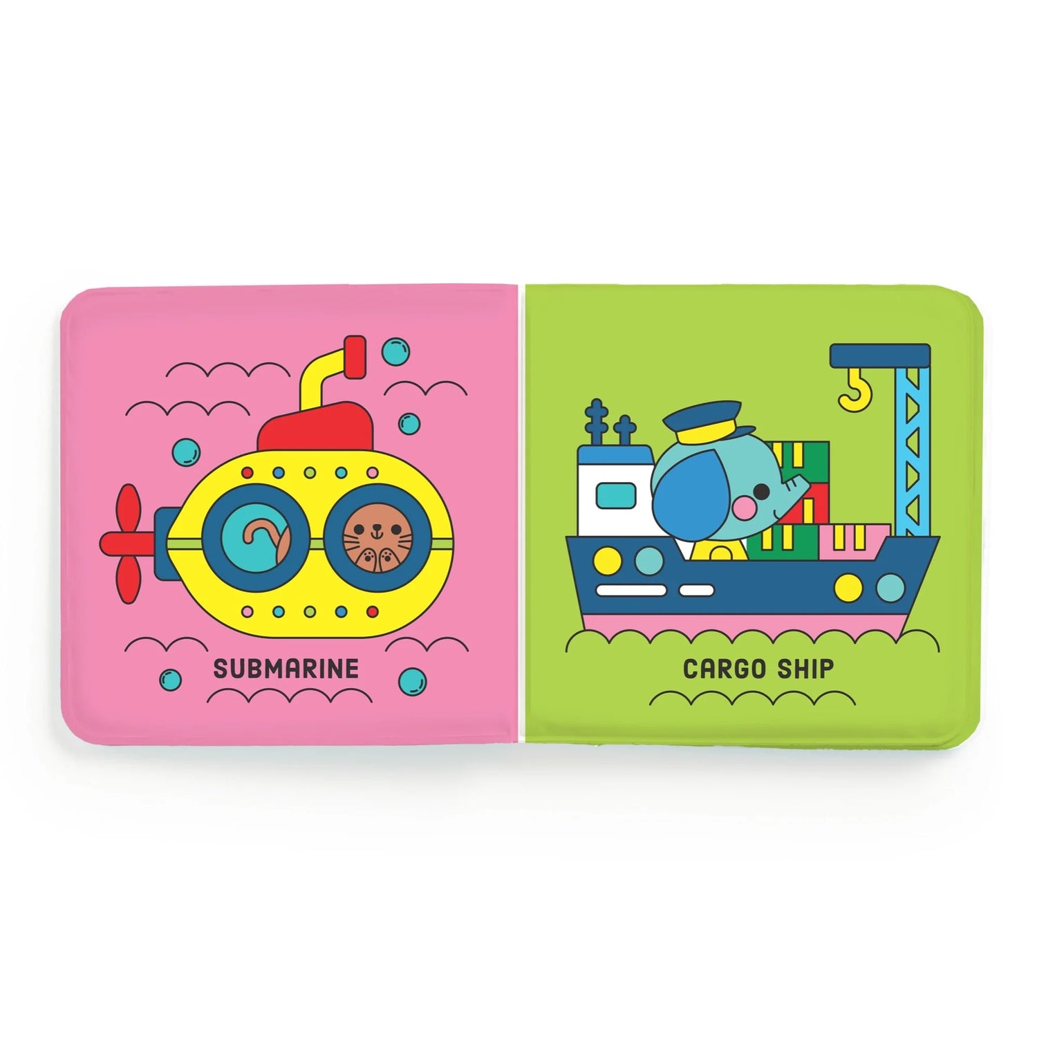 Carte pentru baie - Busy Boats - Mudpuppy