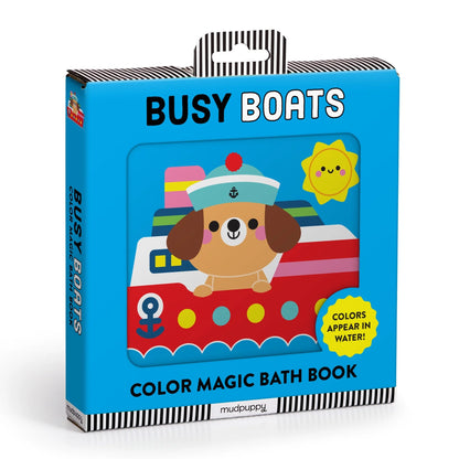 Carte pentru baie - Busy Boats - Mudpuppy