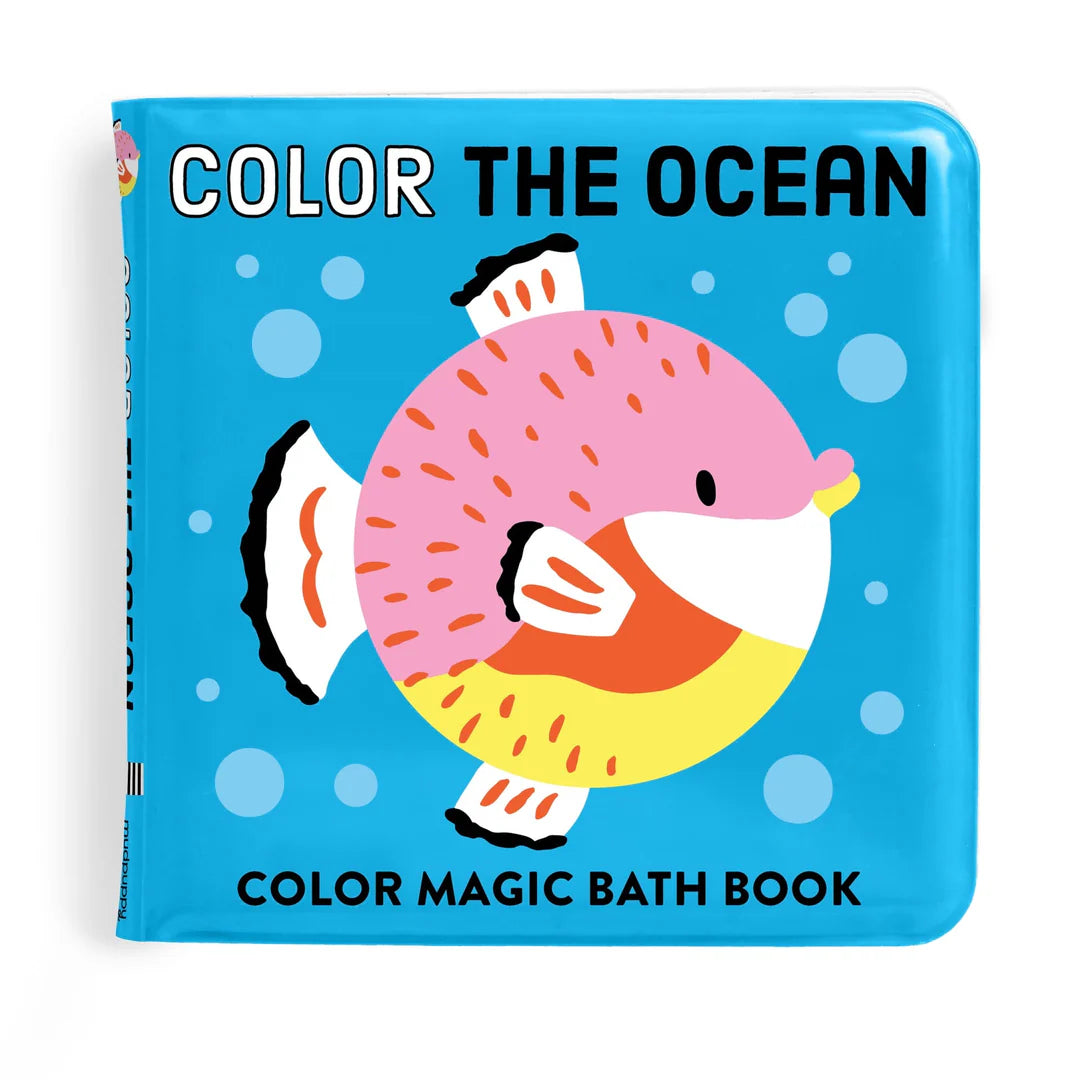 Carte pentru baie - Color The Ocean, Magic Color - Mudpuppy