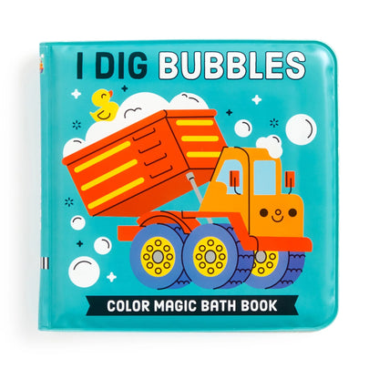 Carte pentru baie - I Dig Bubbles, Magic Color - Mudpuppy