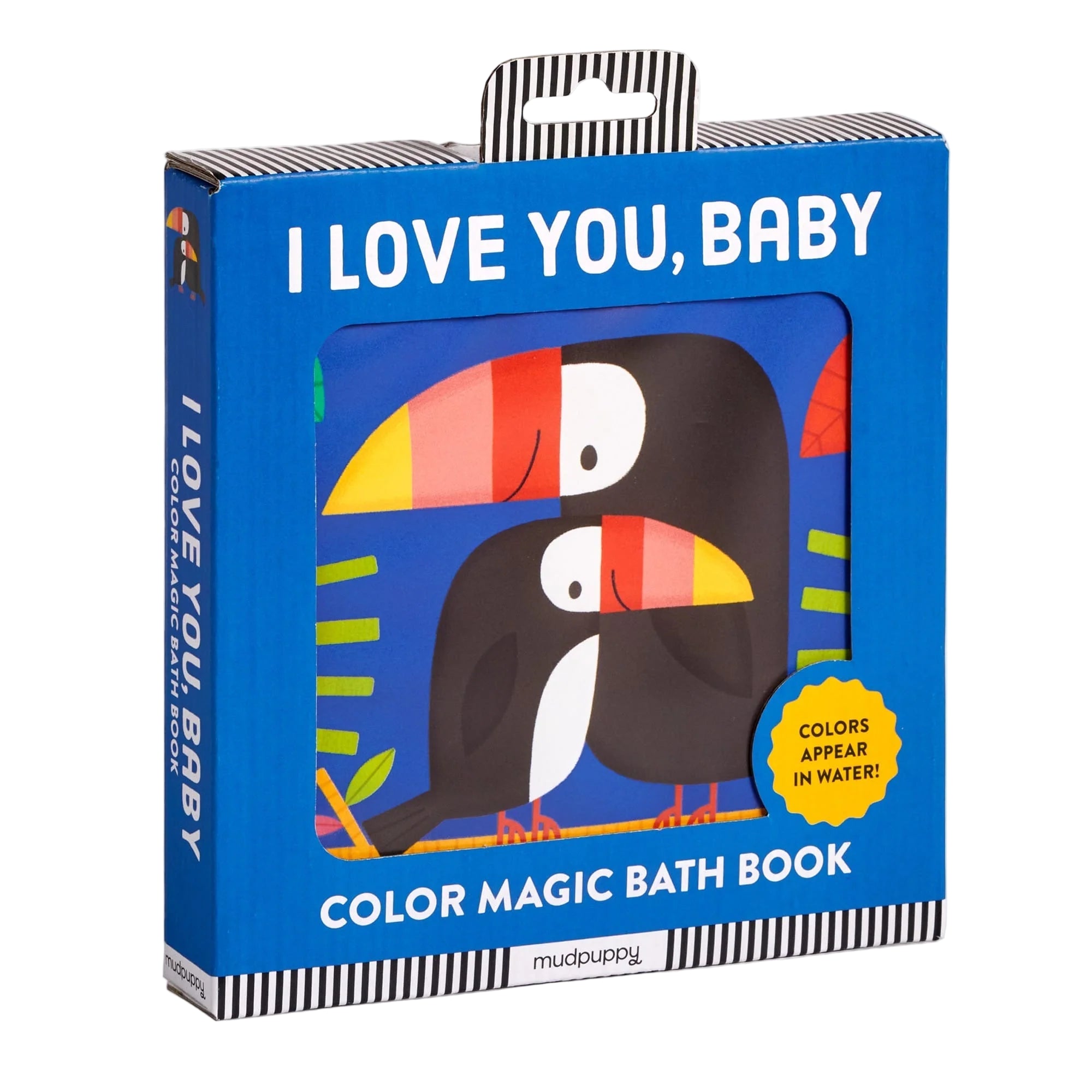 Carte pentru baie - I Love You, Baby, Magic Color - Mudpuppy