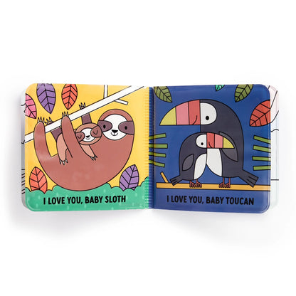 Carte pentru baie - I Love You, Baby, Magic Color - Mudpuppy