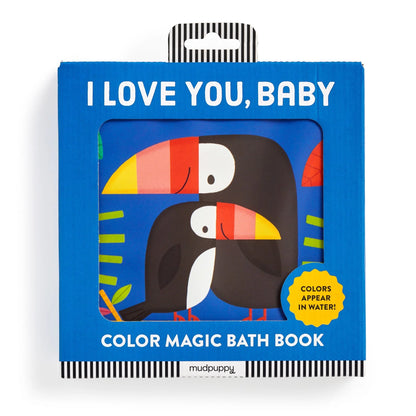 Carte pentru baie - I Love You, Baby, Magic Color - Mudpuppy