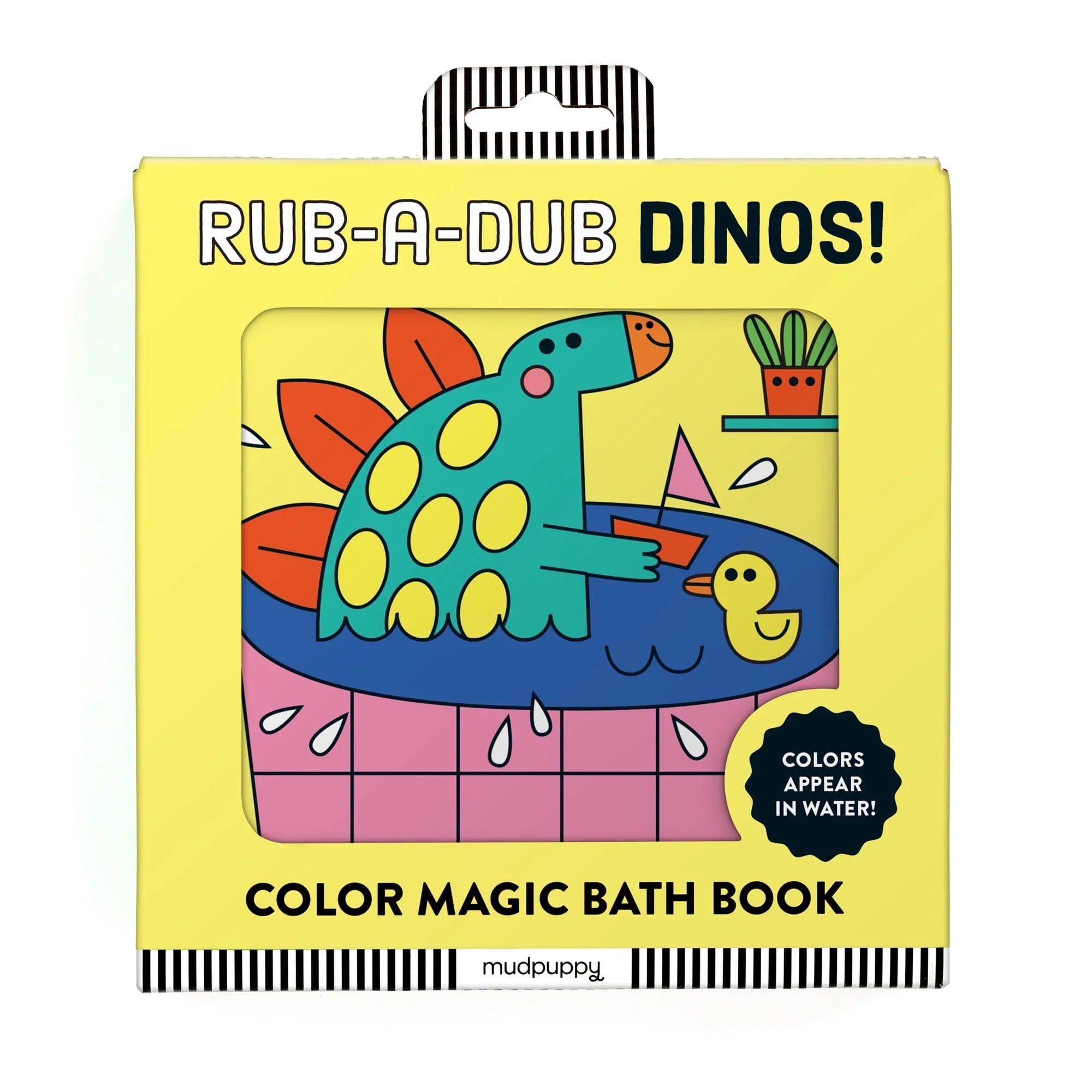Carte pentru baie - Rub-a-Dub Dinos, Magic Color - Mudpuppy