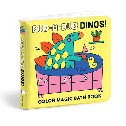 Carte pentru baie - Rub-a-Dub Dinos, Magic Color - Mudpuppy