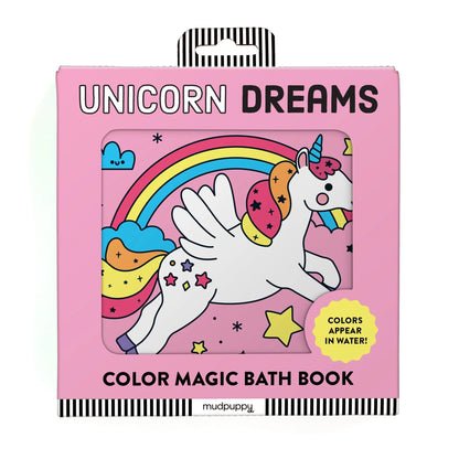 Carte pentru baie - Unicorn Dreams, Magic Color - Mudpuppy