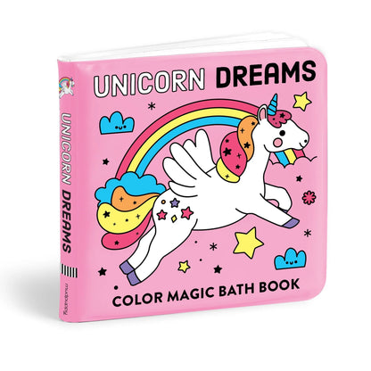 Carte pentru baie - Unicorn Dreams, Magic Color - Mudpuppy
