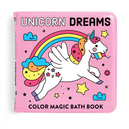 Carte pentru baie - Unicorn Dreams, Magic Color - Mudpuppy