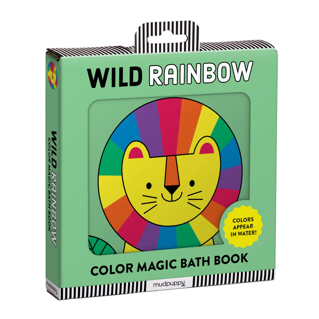 Carte pentru baie - Wild Rainbow, Magic Color - Mudpuppy