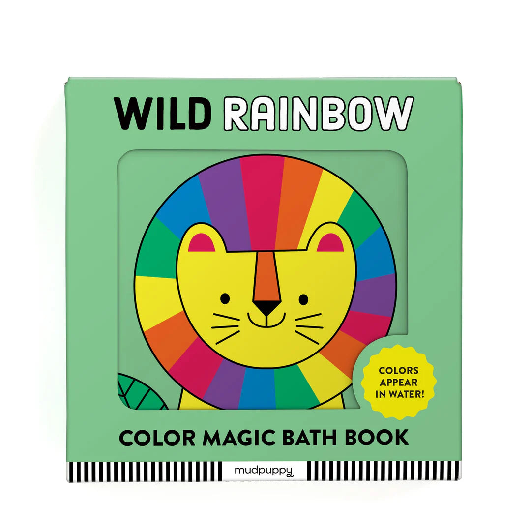 Carte pentru baie - Wild Rainbow, Magic Color - Mudpuppy