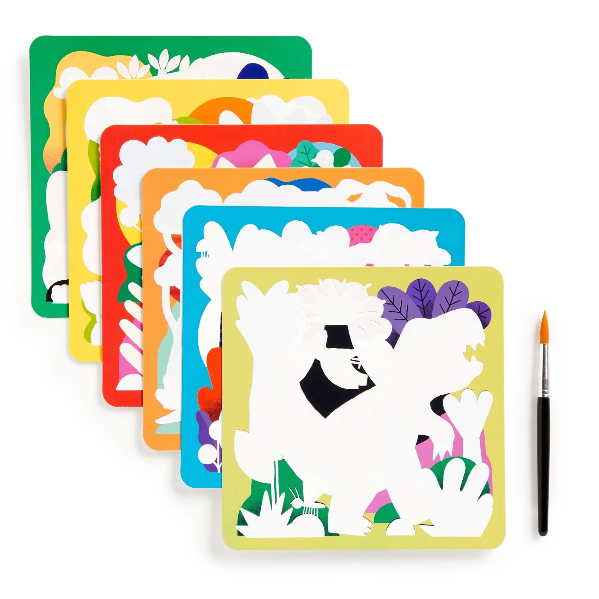 Kit pictură, Magic Water-Reveal - Mighty Dinosaurs - Mudpuppy