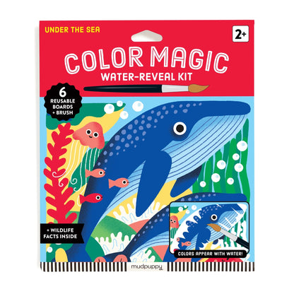 Kit pictură, Magic Water-Reveal - Under the Sea - Mudpuppy