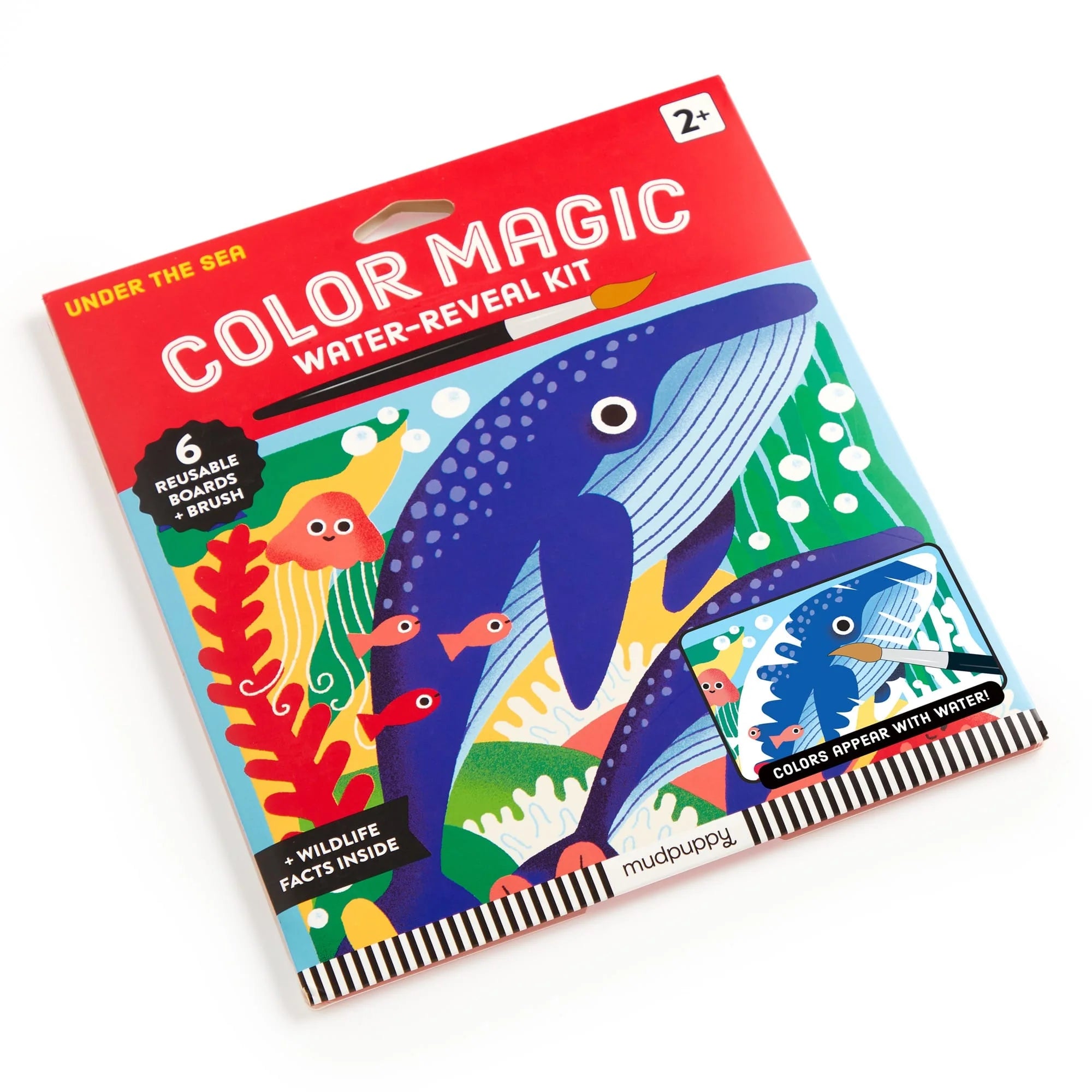 Kit pictură, Magic Water-Reveal - Under the Sea - Mudpuppy