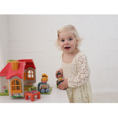 Set de joaca pliabil - Farm House, accesorii + personaje - Tolo Bio
