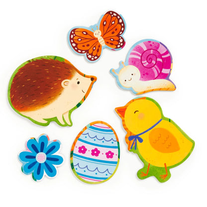 Puzzle de podea, 25 piese cu forme speciale - Bunny Basket - Mudpuppy