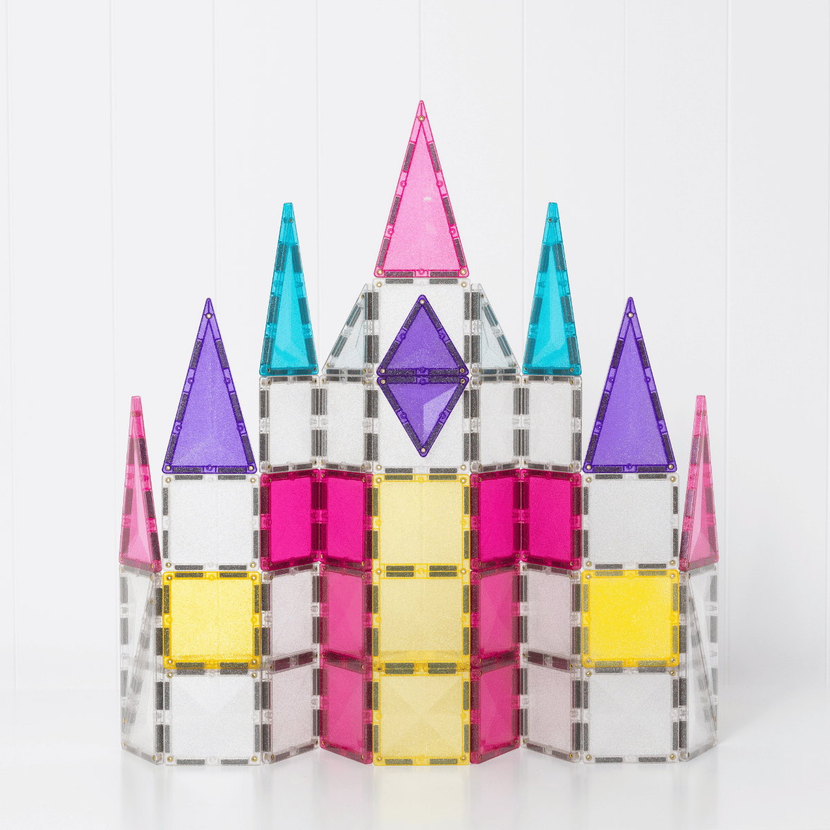 Set constructie magnetic, 56 piese - Glitter Unicorn Pack – Connetix
