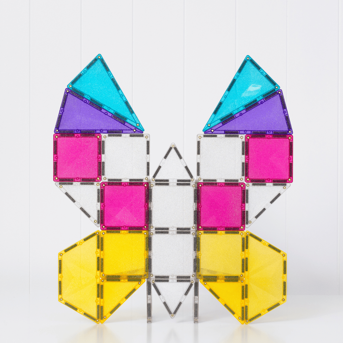 Set constructie magnetic, 56 piese - Glitter Unicorn Pack – Connetix
