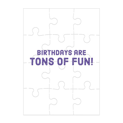 Puzzle felicitare - Construction Site Birthday - Mudpuppy