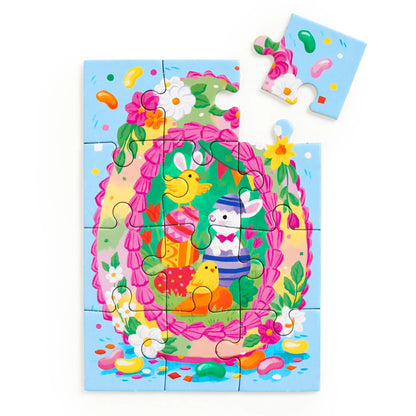 Puzzle felicitare - Egg-cellent Easter - Mudpuppy