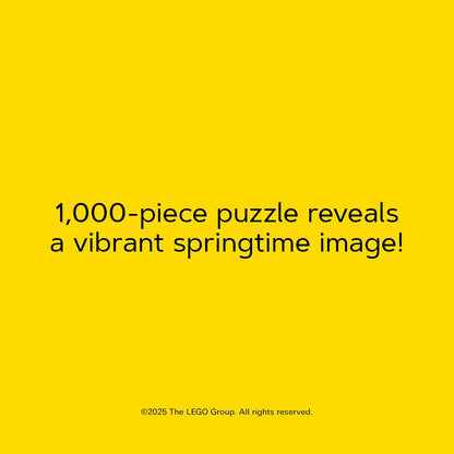 Puzzle de podea, 1000 piese - Butterflies &amp; Blooms - LEGO