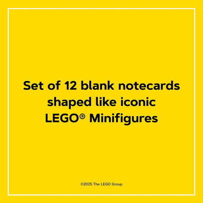 Set felicitari, 12 buc + plicuri - Minifigure Notecards - LEGO