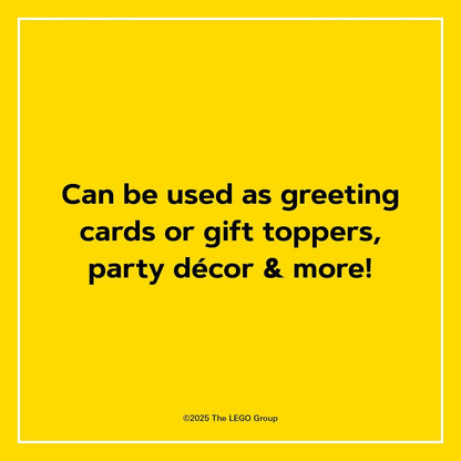Set felicitari, 12 buc + plicuri - Minifigure Notecards - LEGO