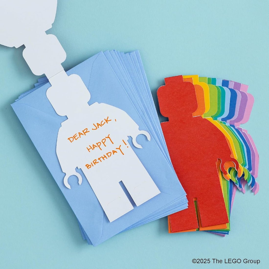 Set felicitari, 12 buc + plicuri - Minifigure Notecards - LEGO