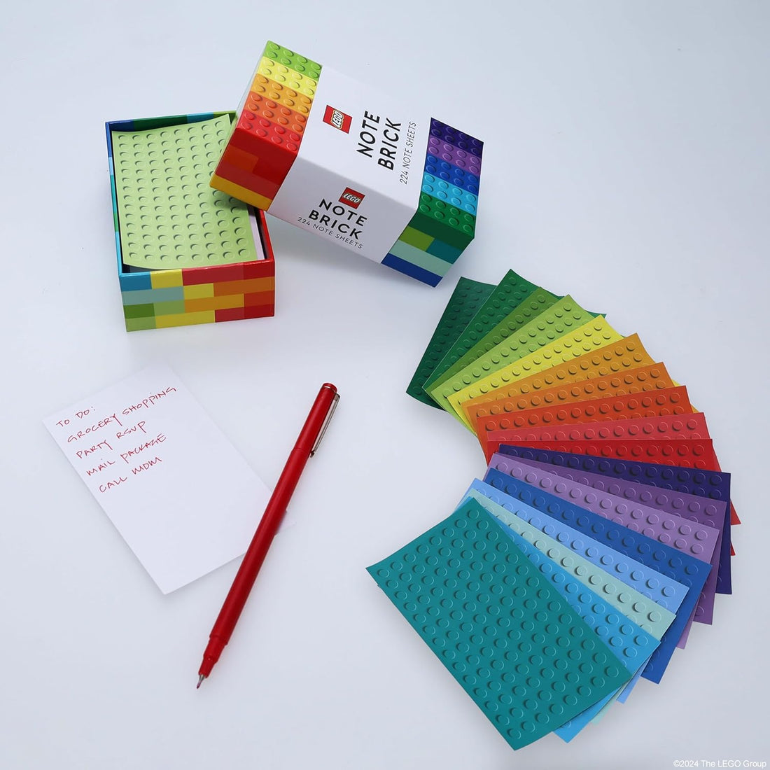 Notite colorate, 224 foi - Note Brick, Multicolor - LEGO