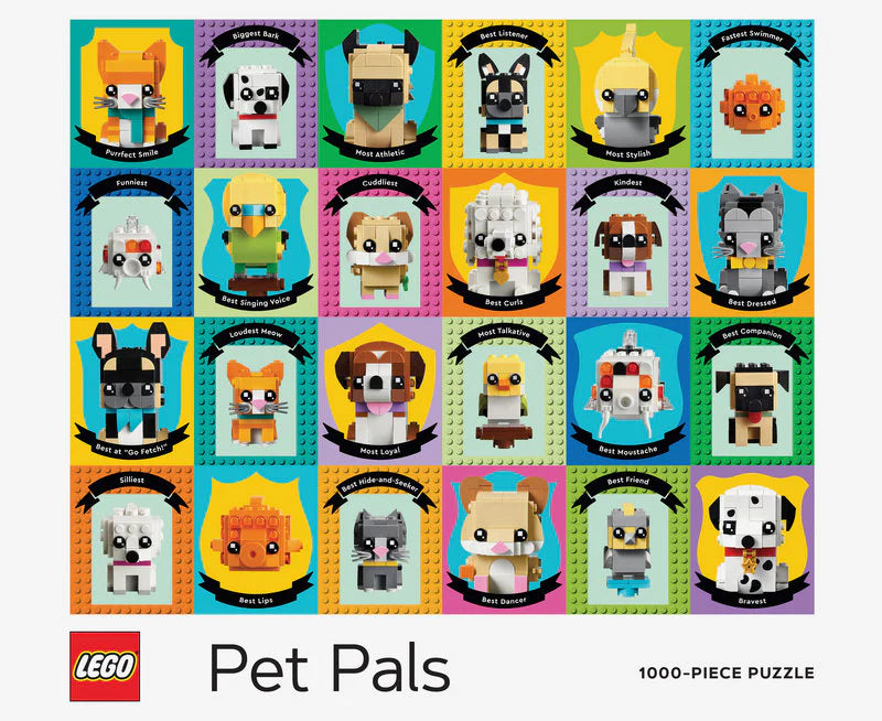 Puzzle de podea, 1000 piese - Pet Pals - LEGO