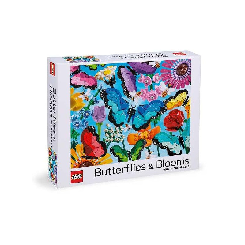 Puzzle de podea, 1000 piese - Butterflies &amp; Blooms - LEGO