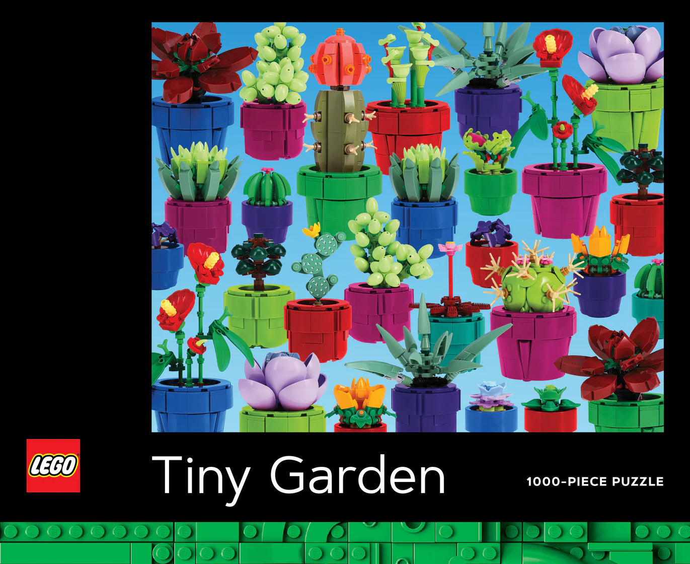 Puzzle de podea, 1000 piese - Tiny Garden - LEGO