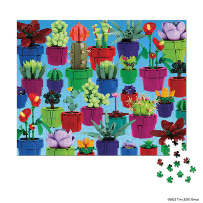 Puzzle de podea, 1000 piese - Tiny Garden - LEGO