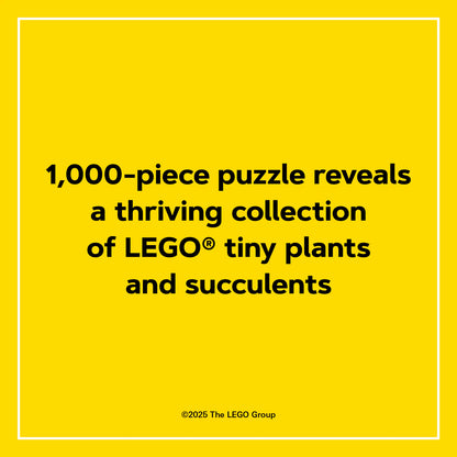 Puzzle de podea, 1000 piese - Tiny Garden - LEGO