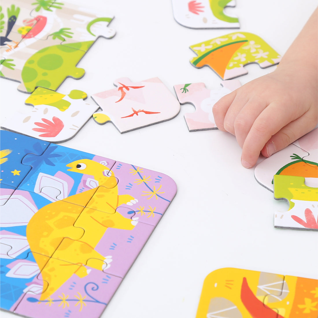 Puzzle On-the-Go, 5 in 1 - Dinozauri - Banana Panda