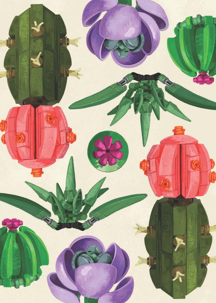 Carti de joc, 2 pachete - Botanical Cards - LEGO