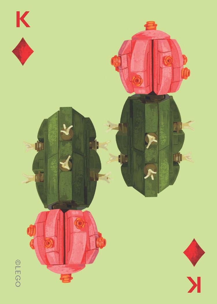 Carti de joc, 2 pachete - Botanical Cards - LEGO