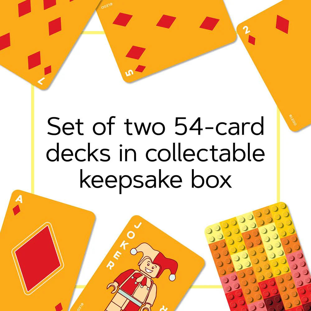 Carti de joc, 2 pachete - Brick Cards - LEGO