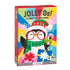 Cutia jocului de cărți Jolly 8s! Mudpuppy, cu pinguin de Crăciun, vedere oblică