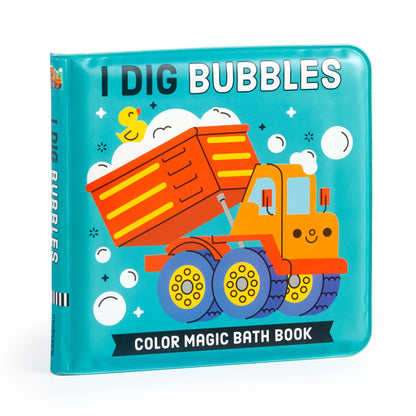 Carte pentru baie - I Dig Bubbles, Magic Color - Mudpuppy
