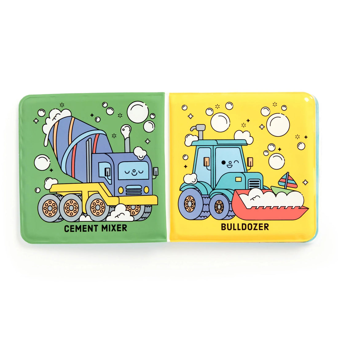 Carte pentru baie - I Dig Bubbles, Magic Color - Mudpuppy