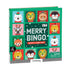Joc magnetic Merry Bingo Mudpuppy cu animale de Crăciun, mapă închisă văzută oblic