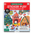Set Christmas Village Mudpuppy cu stickere reutilizabile, ambalaj văzut din față