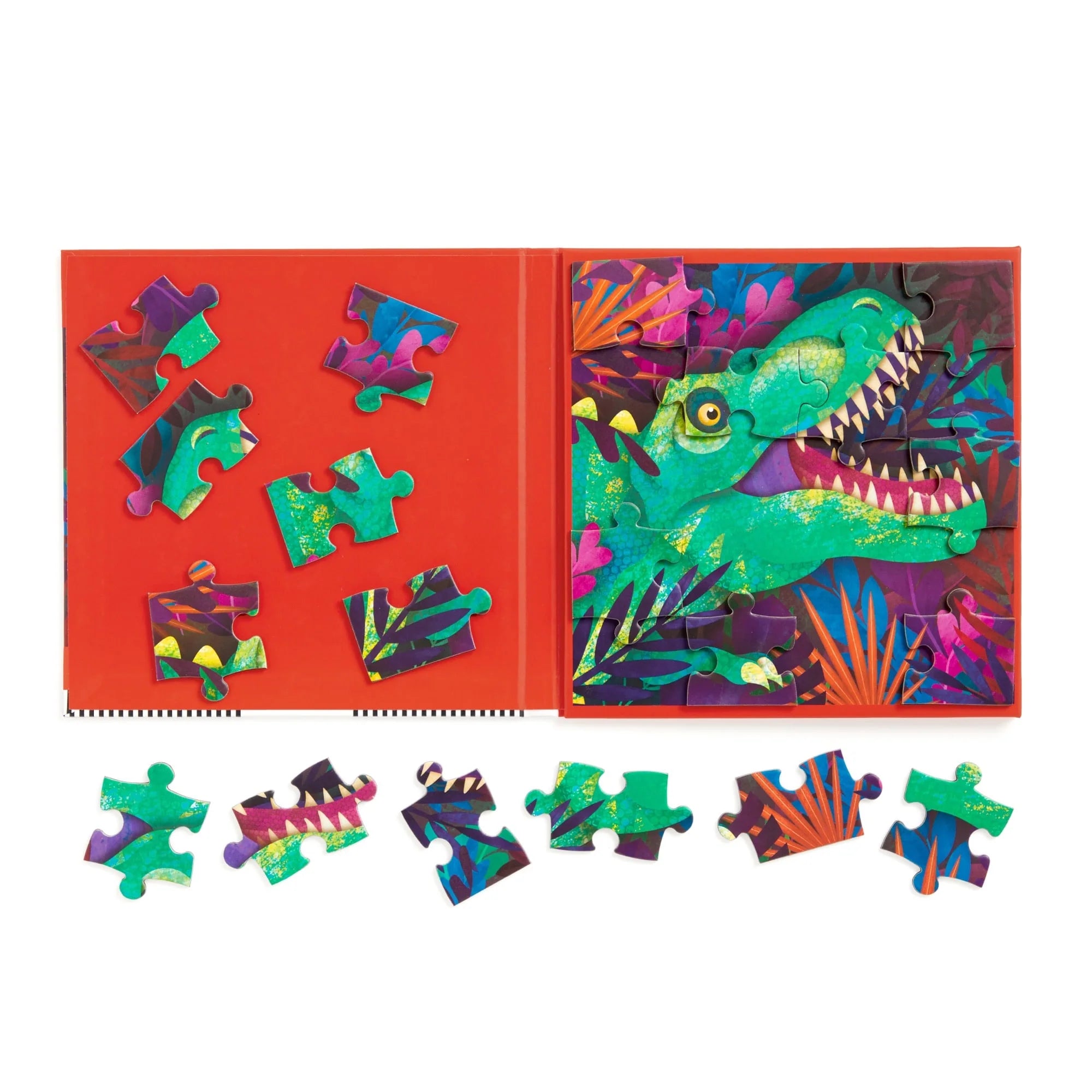 Puzzle magnetic, 2 în 1 - Dinosaur Roar! - Mudpuppy
