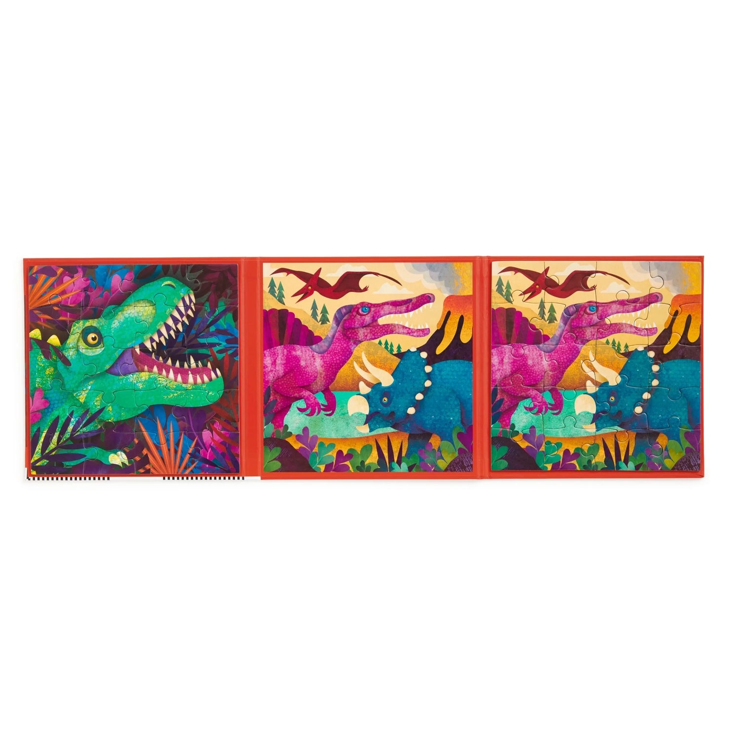 Puzzle magnetic, 2 în 1 - Dinosaur Roar! - Mudpuppy