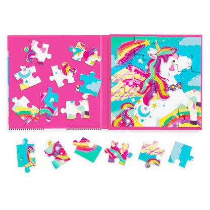 Puzzle magnetic, 2 în 1 - Unicorn Dreams - Mudpuppy